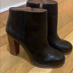 Vince Camuto black booties
